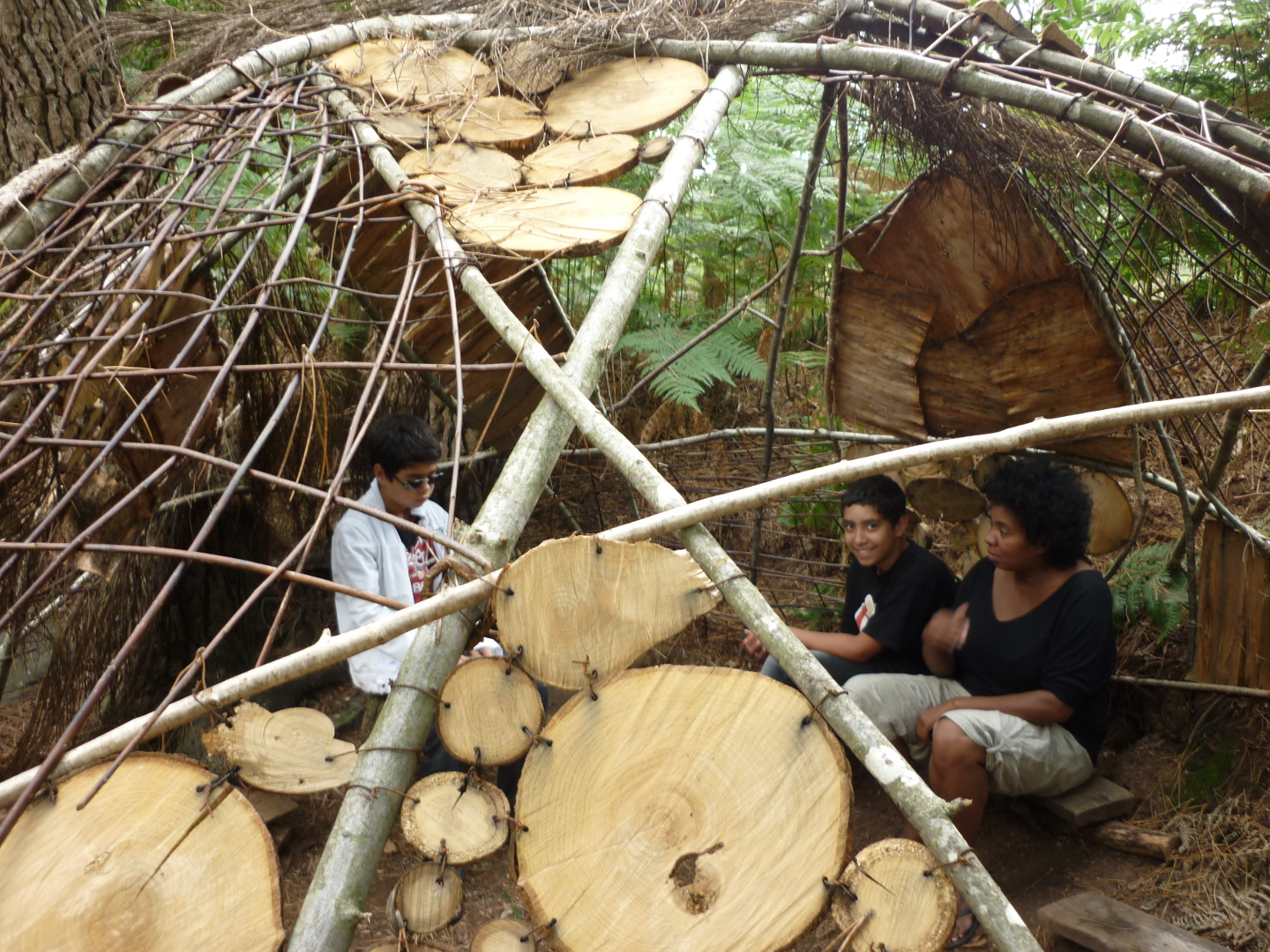 Parcours dcor dans la fort de Monteneuf
